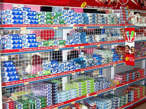 Kệ sắt để hàng siêu thị